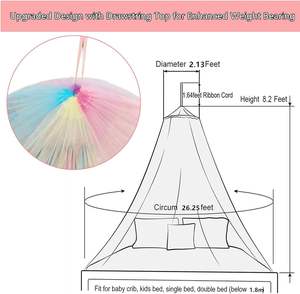 <span class=keywords><strong>Rideau</strong></span> <span class=keywords><strong>de</strong></span> <span class=keywords><strong>lit</strong></span> pour bébé Moustiquaire pliée à usage domestique pour enfants 100% Polyester Sky Design - Product Image 6