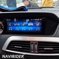 Pantalla Qualcomm de 18.8 Pulgadas con CarPlay para Mercedes Benz Clase C W204 NTG 4.5, Reproductor Multimedia Android 13, GPS, DSP, Unidad Principal