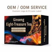 OEM Minweng Formule Naturelle Énergie Sexuelle Amélioration Masculine Thé Santé Mélangé Huit Trésors Reins Goji Maca Sachet de Thé