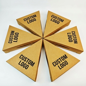 Scatola per <span class=keywords><strong>Pizza</strong></span> Singola Personalizzabile, Scatola Triangolare Ecologica in Carta Kraft per Asporto, Scatola per Fetta di <span class=keywords><strong>Pizza</strong></span> Individuale di Grado Alimentare - Product Image 6