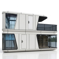 Expédition Rapide Nouveau Design 2025 Maison Capsule Spatiale à 2 Étages Installation Facile Espace Illimité avec Vie Confortable