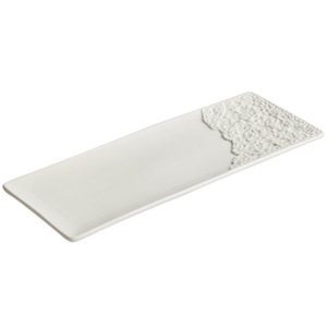 จานเซรามิกทรงสี่เหลี่ยมผืนผ้าถาดเสิร์ฟอาหารร้านอาหารถาดเสริฟพาสต้าพาสต้าพาสต้า - Product Image 5