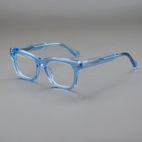 Montures de lunettes optiques carrées épaisses classiques en acétate haut de gamme pour hommes et femmes, verres personnalisables