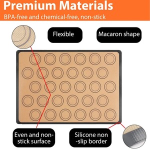 Non-Stick Silicone <strong>Baking</strong> Mat Pad Sheet <strong>Baking</strong> Pastry Tools Rolling Dough Mat Large Size for <strong>Cake</strong> Cookie Macaron - Product Image 4