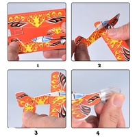 Avions planeurs en mousse, jouets volants d'extérieur, kits d'avions en papier pour enfants, récompenses et prix pour la salle de classe, cadeaux d'anniversaire pour garçons et filles