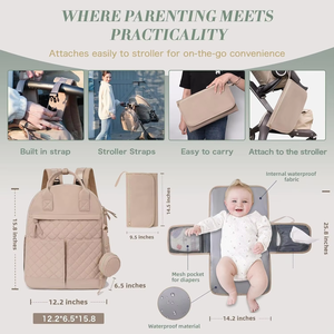 Grande impermeabile e resistente borsa comoda per neonati <span class=keywords><strong>zaino</strong></span> per <span class=keywords><strong>bambina</strong></span> - Product Image 3