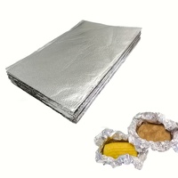 Papier d'emballage alimentaire en PE enduit, résistant à la graisse et à l'huile, recyclable, pour pizza, snacks, burgers et produits traiteur