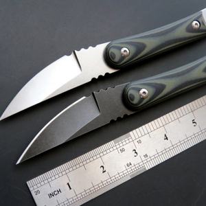 Couteau à lame fixe en acier inoxydable D2 fait main, qualité supérieure, couteau de camping personnalisé OEM avec étui en cuir, prix de gros - Product Image 1