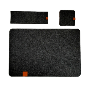 3 mm 4 mm Felt <strong>Placemats</strong> for Dining Table <strong>Set</strong> <strong>of</strong> <strong>6</strong> Place Mats <strong>and</strong> <strong>6</strong> <strong>Coasters</strong> for Drinks Place Mats - Product Image 5