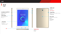 TABLET ANDROID HD 8 INCI MTK QUAD CORE 4G LTE 2G 16GB READY STOCK DENGAN Casing TPU, Charger, Baterai BYD, TANPA PEMBACA KARTU T