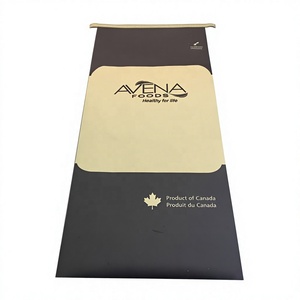 Sac rectangulaire personnalisé en papier kraft laminé PP tissé, antidérapant, en matériaux recyclés, impression quadricolore, 36x3 pouces, pour emballages de 25 kg et 50 kg - Product Image 1