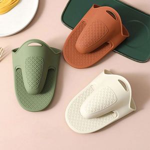 Mitaines de cuisson en silicone imprimées avec clip antidérapant et antiadhésif, accessoires d'isolation pour four, gants de cuisine - Product Image 2