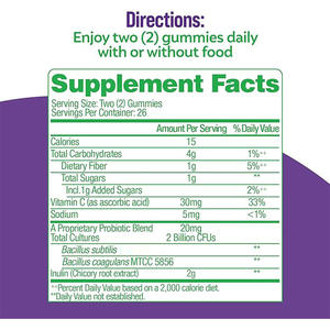 ओएम ओडी जीएमपी निर्माता प्रोबायोटिक गुमी कैंडी वयस्क योनि स्वास्थ्य भोजन ग्रेड पूरक - Product Image 2