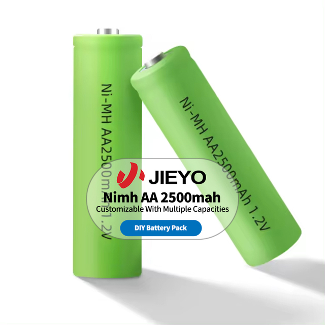 Jieyo 1.2v NIMH Battery AA Size 2500mah 2600mah NI-MH Rechargeable Batteries Cell Customized Nickel Metal for Toy