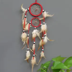 Cheap Indian style dream catcher pendant top and bottom rings dream catcher Festival gift