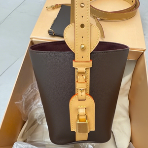 Logo personnalisable luxe mode ancien modèle sac seau design simple épaule sac à bandoulière grande capacité sac pour femmes - Product Image 5