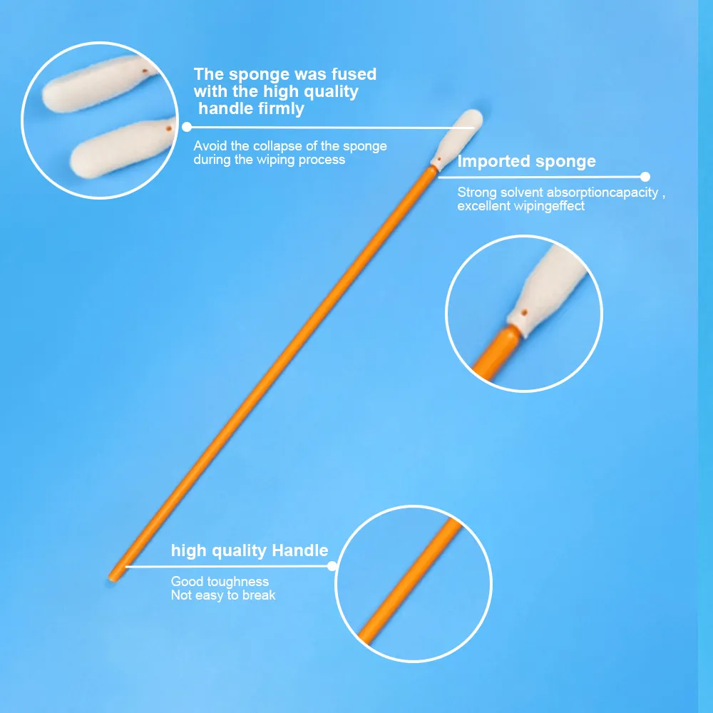 740 100 Stück Polyester Stick Foam Swabs Staubfreier Foam Stick Für Kamera Optische Linse