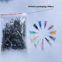 Aiguilles adhésives en acier inoxydable de précision à usage général 16g 18g 19g 20g 27g pour cartouches de seringues à colle