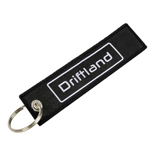 Memnuniyet garantisi özel Logo işlemeli dokuma Polyester anahtarlık Carabiners promosyon etkinlikleri için Metal halka ile spor - Product Image 4
