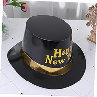 MADESHINE Vente en gros 2025 Kit de fête Noël et Nouvel An Accessoires de fête Événements de carnaval Chapeau en papier jetable avec logo personnalisé