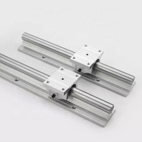 Rail de guidage linéaire en aluminium TBR16 -1000mm TBR16UU, bloc coulissant pour routeur CNC