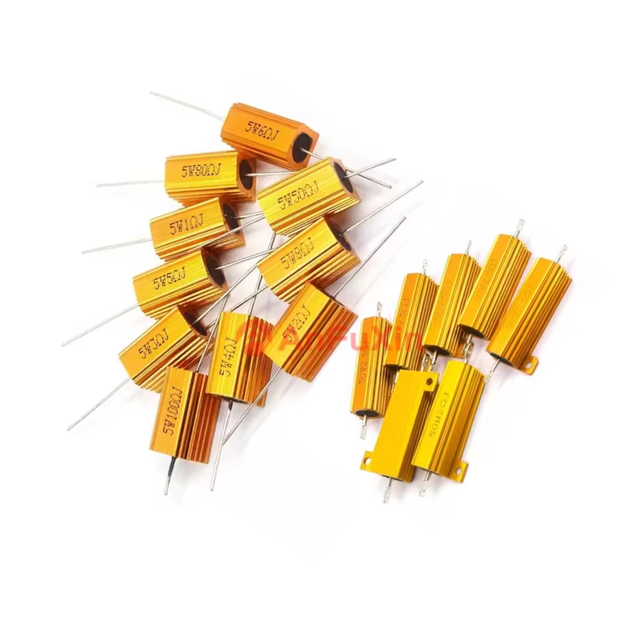 Gold Aluminum Resistors Metal Resistors 5W 10W 25W 50W 100W 200W 300W 500W