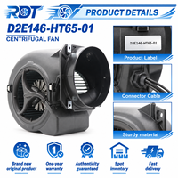Ventilateur radial industriel 230V à double entrée pour refroidissement d'armoires, haut débit d'air, D2E146-HT65-01, équipement de ventilation, pièce de rechange pour service continu