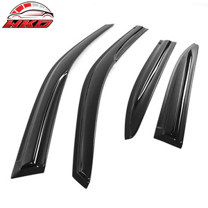 Convient pour Honda Civic Sedan 01-05, visières de fenêtre en acrylique style Mugen, protection contre le soleil et la pluie, 4 pièces - Product Image 3