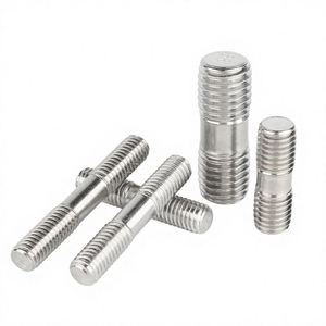 Perno de carrocería largo con rosca M16, acabado zincado, cabeza hexagonal, estándar DIN, compatible con OEM, para latón, hierro, Monel 400, acero simple - Product Image 2