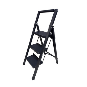 Thickened Household A Frame <b>Ladder</b> 3 <b>Steps</b> <b>Folding</b> <b>Ladder</b> With Anti Slip Treads For Home Use - Product Image 5