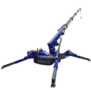 1.2 Ton 3 Ton 5 Ton 10ton Mini Spider Crane Long Boom Spider Lift Telescopic Boom Automatic Crawler Spider Crane with CE - Product Image 5