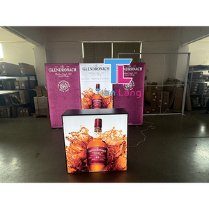 Contador de caja de luz LED de nuevo producto para soporte de exhibición de Feria Comercial Mesa de exposición de panel MDF - Product Image 4