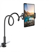 Support de tablette Lamicall LS07 en métal stable avec bras flexible pour lit, sans affaissement, pince de fixation pour tablette intelligente, nouveau