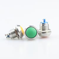 Arcade 12mm Punkt-Metall-Drucktasten Gewölbte Mini-Momenttaster Kleine Metall-Elektroschalter aus China