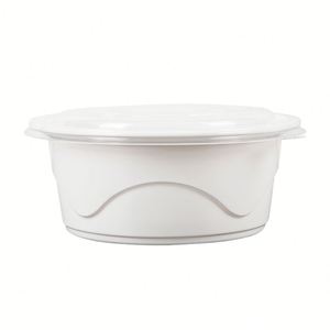 Bols à emporter en plastique rigide PP noir de qualité alimentaire, résistants, anti-humidité, 24 oz, pour les repas des élèves - Product Image 1