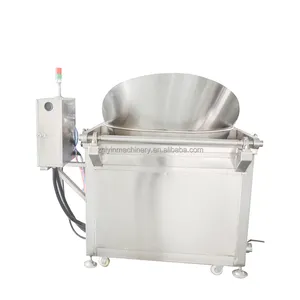 Corn Fries Potato Chips Frying Machine Puffed Snacks Frying Equipment 304 Stainless Steel Automatic Electric Heating Food Fryer