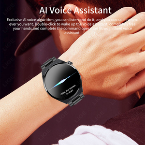 <span class=keywords><strong>Lige</strong></span> BW0403 appel intelligent montre intelligente charge sans fil BT appel surveillance de la fréquence cardiaque Al Assistant vocal <span class=keywords><strong>IP67</strong></span> étanche <span class=keywords><strong>Smartwatch</strong></span> - Product Image 4