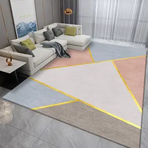 Tapetes personalizados para sala Alfombras y alfombras modernas para decoración del hogar Alfombras de poliéster para sala de estar grande