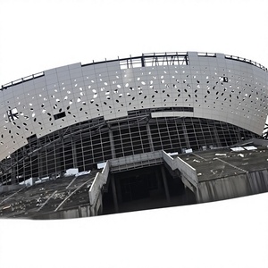 Murs-rideaux contemporains en aluminium anodisé anti-corrosion pour les sites sportifs - Product Image 1