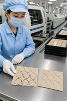 Services de fabrication de circuits imprimés (PCB) et de cartes électroniques assemblées (PCBA) sur mesure - Matériel Rogers, épaisseur du cuivre 35 µm, épaisseur 1,6 mm, ENIG