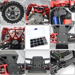 Kit de tornillos de control remoto universal, 520 piezas, acero al carbono, oxidación en negro, para coches y camiones RC, piezas de conexión de fijación - Product Image 5