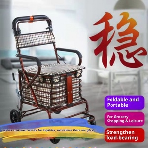 Scooter de Movilidad para Personas Mayores, Clase II, Ligero, Plegable, de Cuatro Ruedas, Se Puede Empujar, Utilizado para Compras, Caminar - Product Image 2