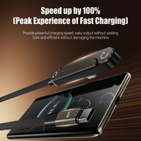 Nouveau câble de charge rapide 240W 2026, rotatif à 180°, tressé en PVC, USB-C vers USB-C, PD3.1, puce E-MARKER, conducteur en cuivre pur, support de téléphone