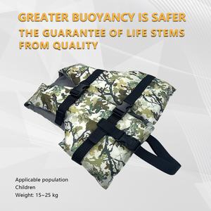 سترة سباحة للأطفال بشعار مخصص، سترة نجاة متعددة الأغراض معتمدة من خفر السواحل، سترة نجاة للقوارب للأطفال - Product Image 2