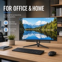 Moniteur professionnel série 27, logo personnalisé, 75Hz/144Hz/165Hz, dalle VA, sans bordure, écran large incurvé, écran tactile, écran de jeu pour PC
