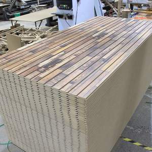 <span class=keywords><strong>MDF</strong></span> de alta calidad Ranurado con inserto de aluminio tablero de melamina pantalla Slatwall Panel - Product Image 4