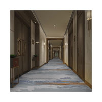 Bas prix meilleure vente tapis de luxe au design moderne tapis imprimé en nylon 3D tapis de passerelle d'hôtel de couloir pour chambre d'hôtel