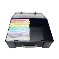 Caja de almacenamiento multifuncional, organizador portátil para fotos, tarjeta magnética, grande y a la moda