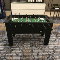 Haute qualité 5 pieds Kicker Football main jouer Sport couleur noire jeu de baby-foot Table de football prix d'usine à vendre