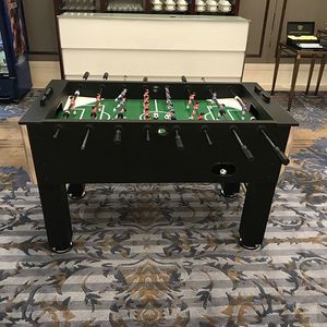 Haute qualité 5 pieds Kicker Football main jouer Sport couleur noire jeu de baby-foot Table de football prix d'usine à vendre - Product Image 6